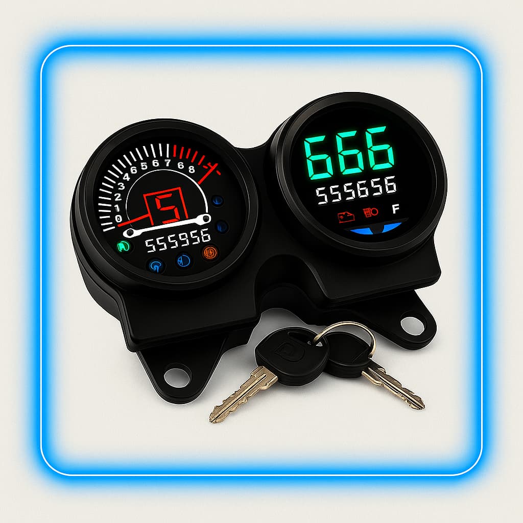 Tacómetros Digital y Análogo Moto