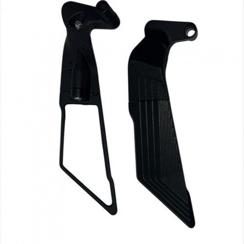 Espejos Naked Halcon Ajustables Negros