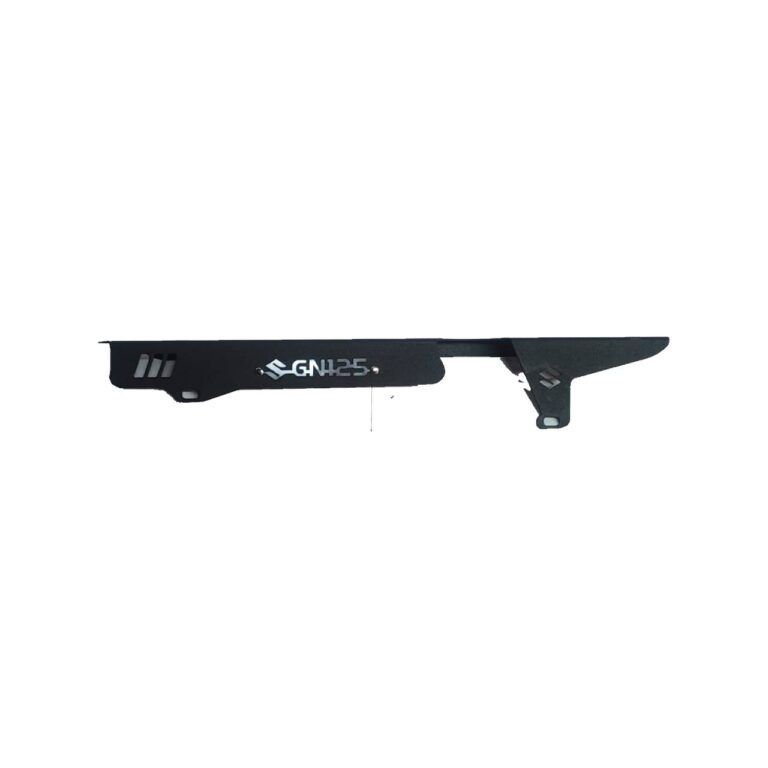 Guarda Cadena Suzuki GN 125 Acero Inoxidable Negro