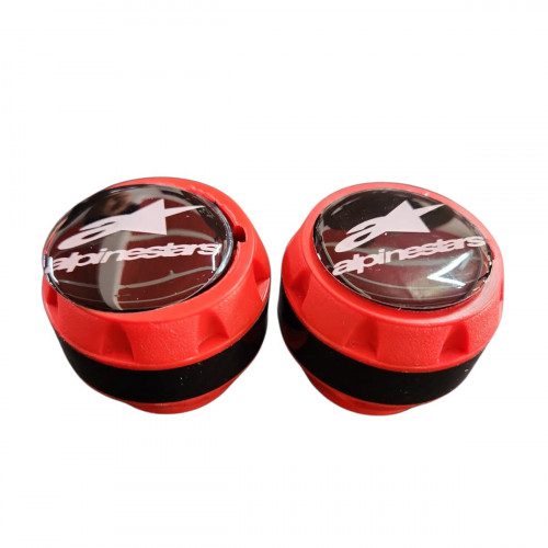 Sliders De Eje Anticaída Universal Rojo Par Estilo Alpinestars