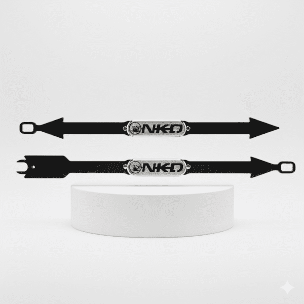 Barra Estabilizadora Trasera Flecha AKT NKD 125 Negro 3D