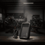 Soporte Porta Celular Moto Base Espejo Antivibración Universal