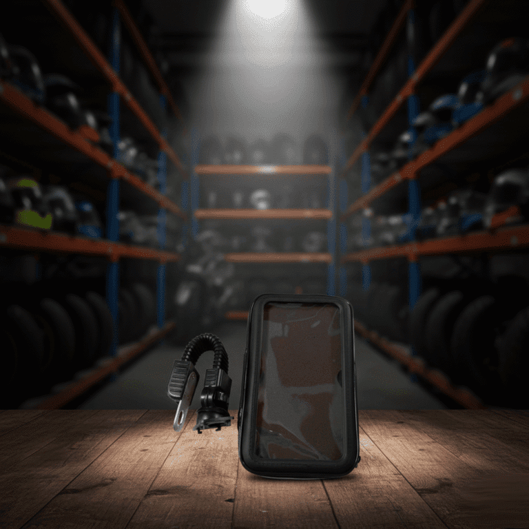 Soporte Celular Pequeño Moto Base Espejo Ajustable Universal