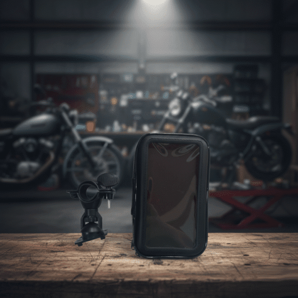 Porta Celular Impermeable Moto Pequeño Base Manubrio