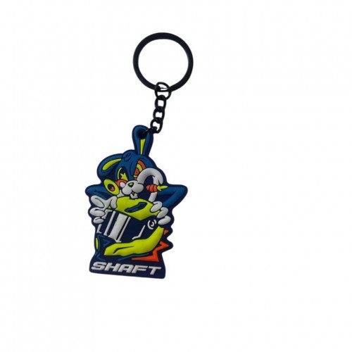 Llavero Silicona Casco Shaft Conejo