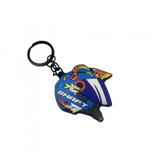 Llavero Silicona Casco Shaft Serpiente