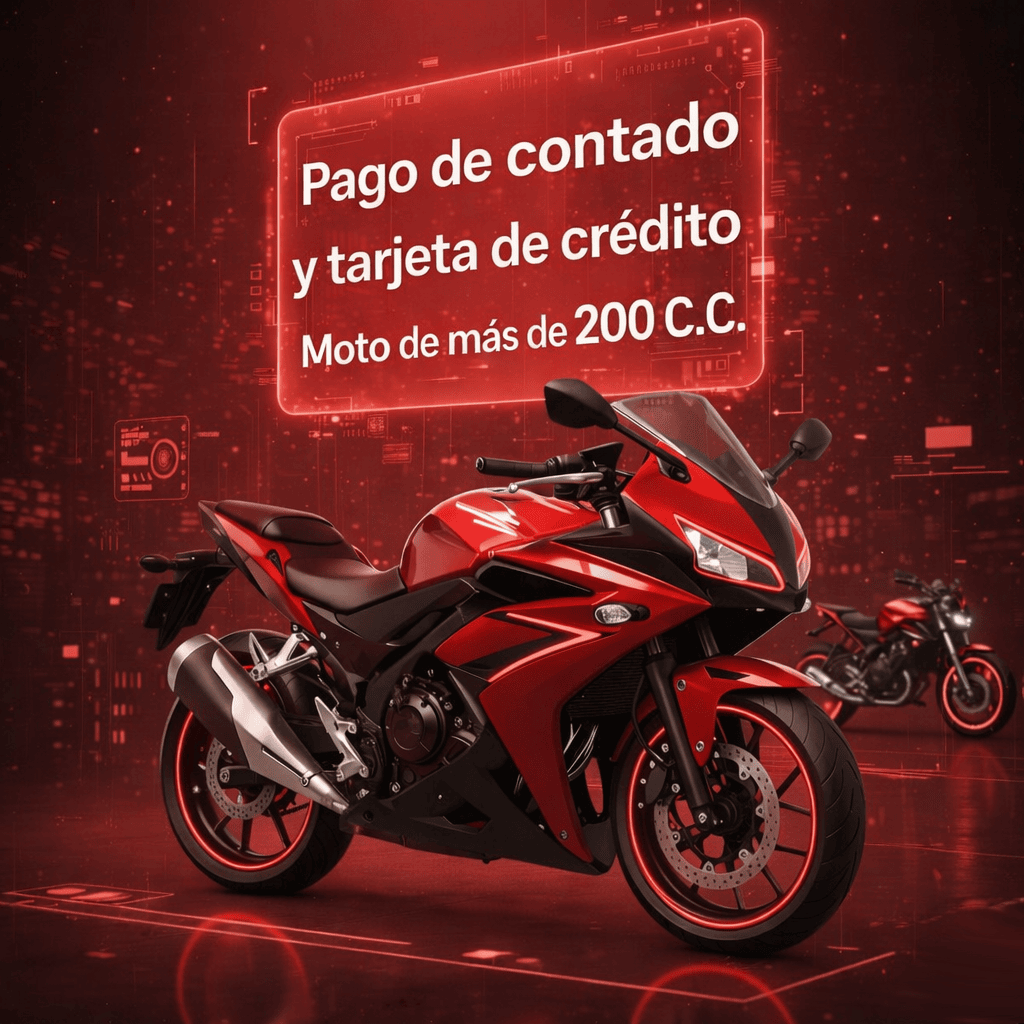 SOAT Moto Más De 200 C.C. De Contado O Tarjeta Credito SOAT Moto Más De 200 C.C. De Contado O Tarjeta Credito