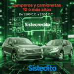 Soat Camperos y Camionetas 10 o Más Años De 1.500 C.C. a 2.500 C.C. Con Sistecredito