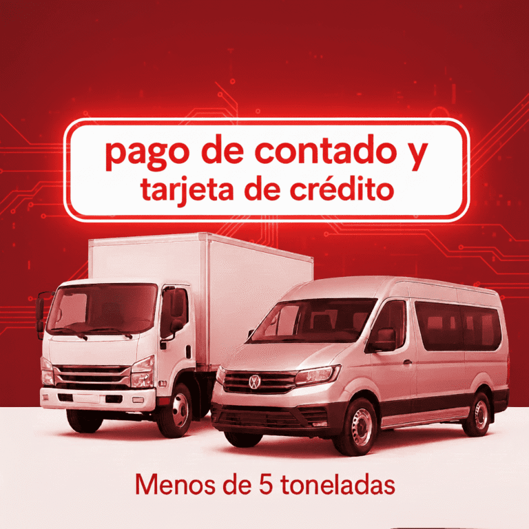 Soat Carga o Mixto Menos de 5 Toneladas De Contado O Tarjeta Credito