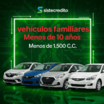 Soat Vehículos Familiares Menos de 10 Años Menos de 1.500 C.C Con Sistecredito