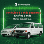 Soat Vehículos 6 o Más Pasajeros Menos de 10 Años Menos de 2.500 C.C Con Sistecredito