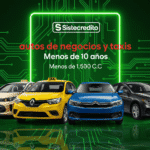 Soat Autos de Negocios y Taxis Menos de 10 Años Menos de 1.500 C.C Con Sistecredito