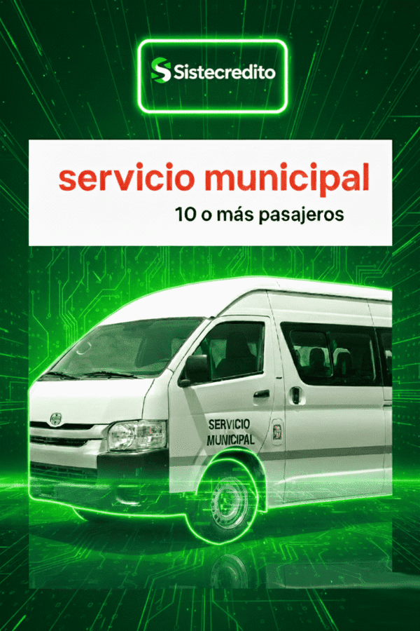 Soat Servicio Municipal 10 o más pasajeros Con Sistecredito