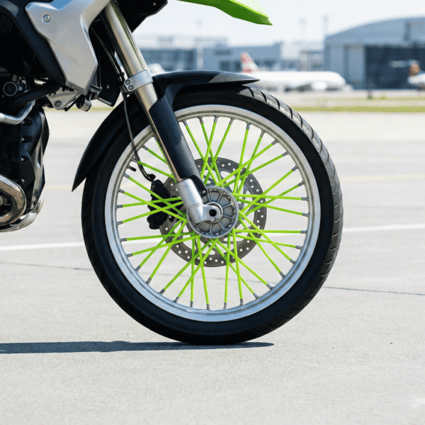 Pitillos Verde Lima Para Rayos De Rín Con 72 Unidades