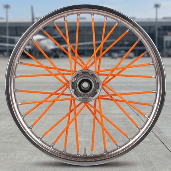 Pitillos Naranja Para Rayos De Rín Con 72 Unidades