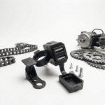 Cargador USB Doble Universal Con Botón 2 Golpes Para Moto