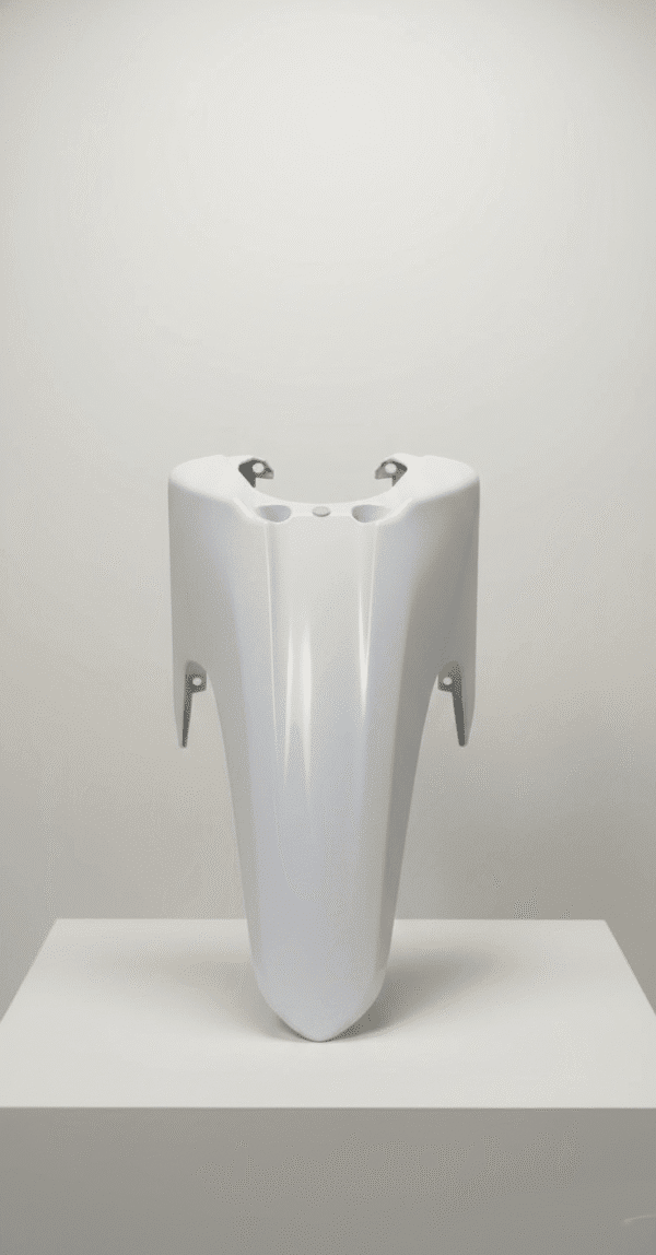 Guarda Barro Delantero Blanco Para Crypton 2