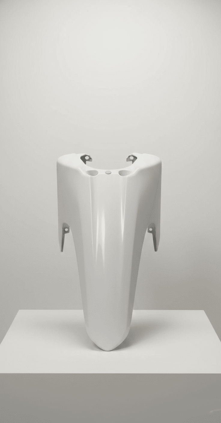 Guarda Barro Delantero Blanco Para Crypton 2 Guarda Barro Delantero Blanco Para Crypton 2