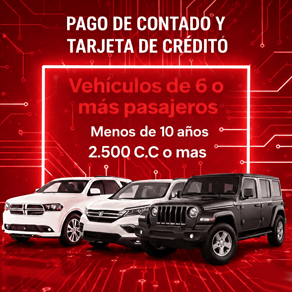 Soat Vehículos 6 o Más Pasajeros Menos de 10 Años 2.500 C.C o Más De Contado O Tarjeta Credito Soat Vehículos 6 o Más Pasajeros Menos de 10 Años 2.500 C.C o Más De Contado O Tarjeta Credito