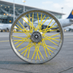 Pitillos Amarillo Para Rayos De Rín Con 72 Unidades